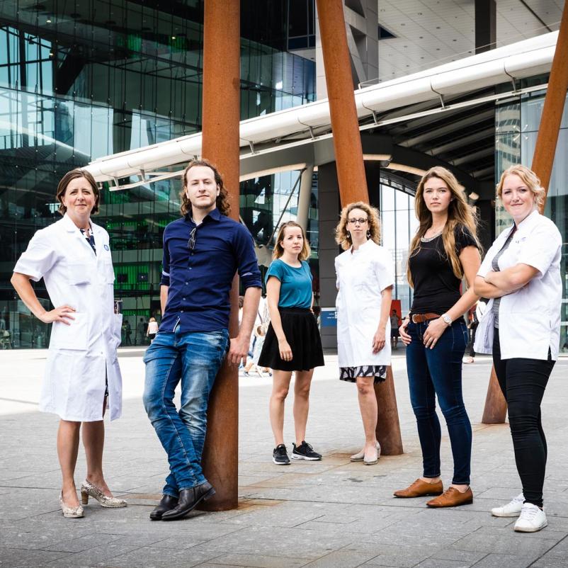 Groep AYA zorgprofessionals voor ziekenhuis