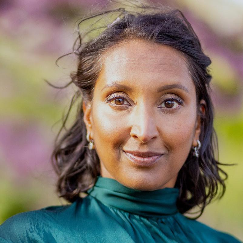 portret vrouw met bloesem-campagne Voor het leven