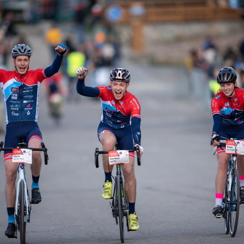 Deelnemers Alpe d'HuZes