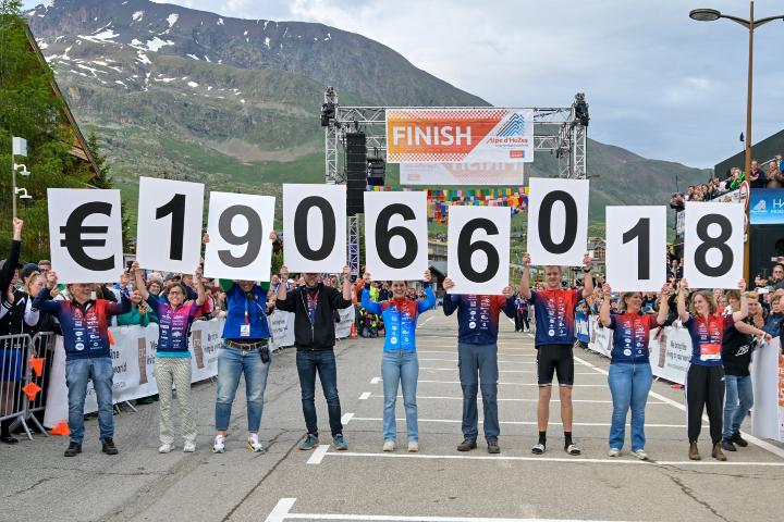 Opbrengst van Alpe d'HuZes 2025
